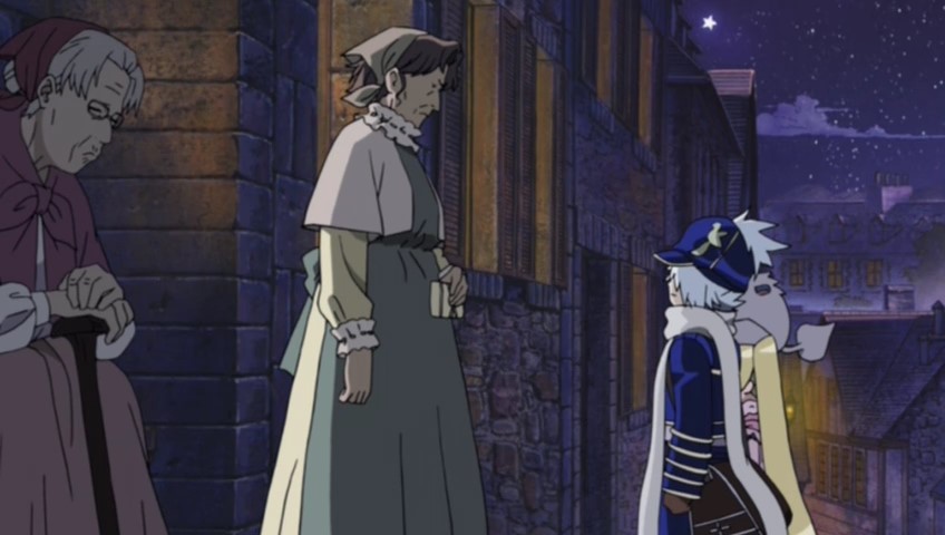 Кадры из Почтовая пчела: Свет и синяя ночная фантазия (2008)