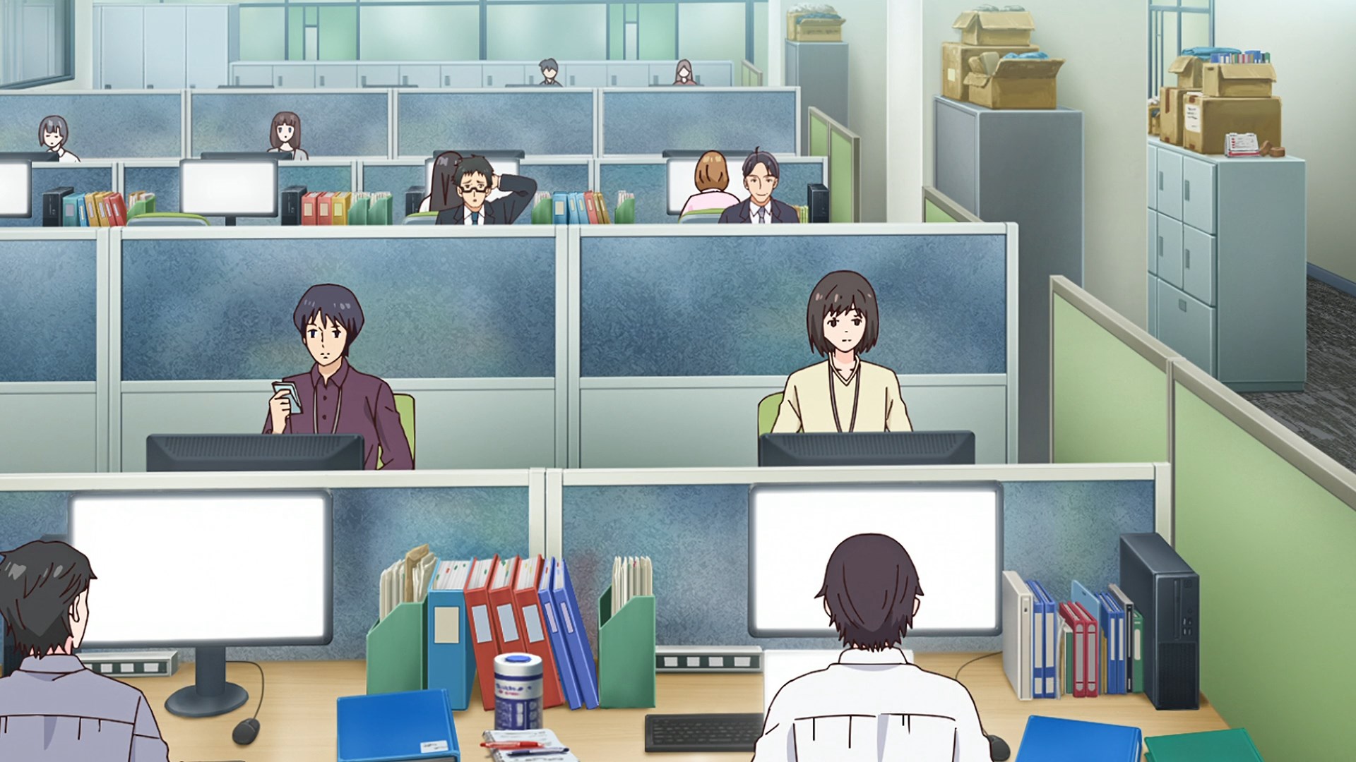 Кадры из Сасаки и Пи (2024)